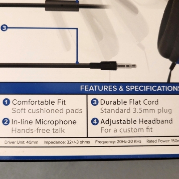 🔴BUNDLE 5/$20🔴🎧Folding Headphones w/hands-free microphone. - Picture 7 of 11